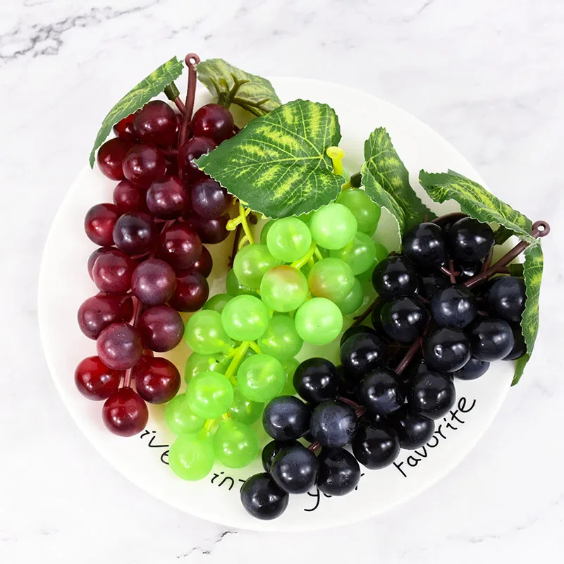 

High Simulation Grape String Hanging Pendant Artificial Fruit Shop Home Decor Garden Fake Grape Decoration