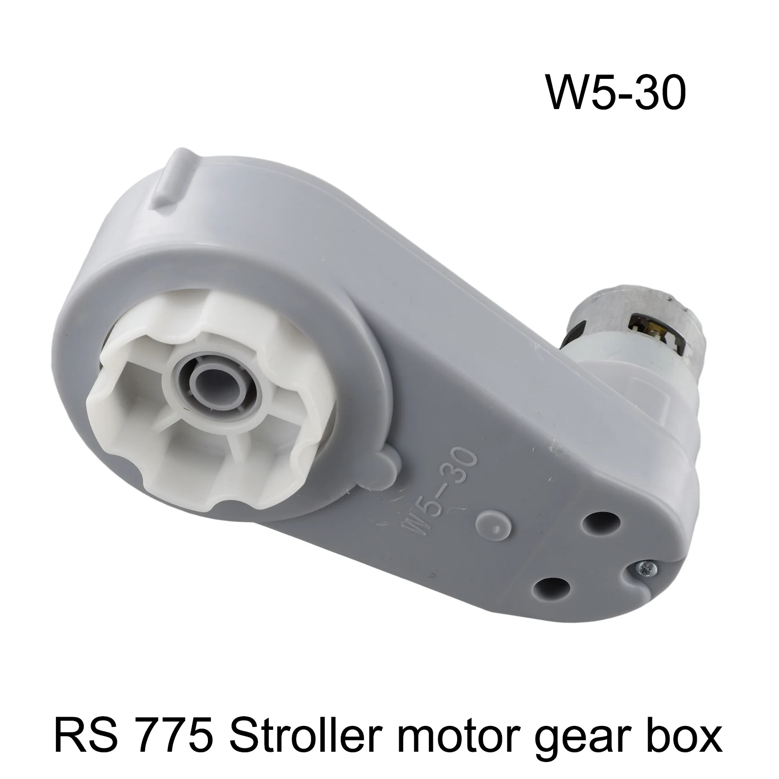 Electric Motor Gearbox with RS775 Motor 24V 280W High Speed Output 1 75 Gear Ratio Metal Gears Built in Bearings