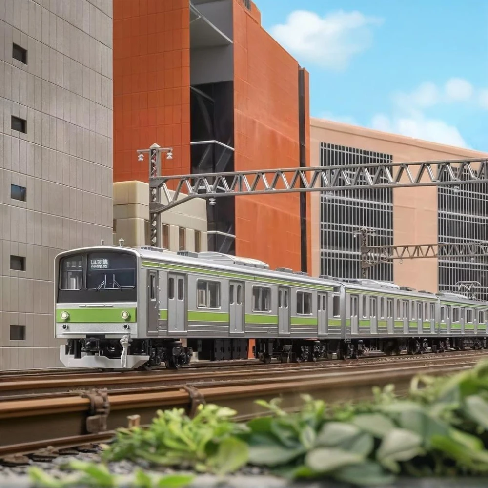 TOMIX N-type 1/160 Model Train Type 205 Commuter Tram 97619 97620 Green 11-car  Powered Train Set Boy's Toy Gift