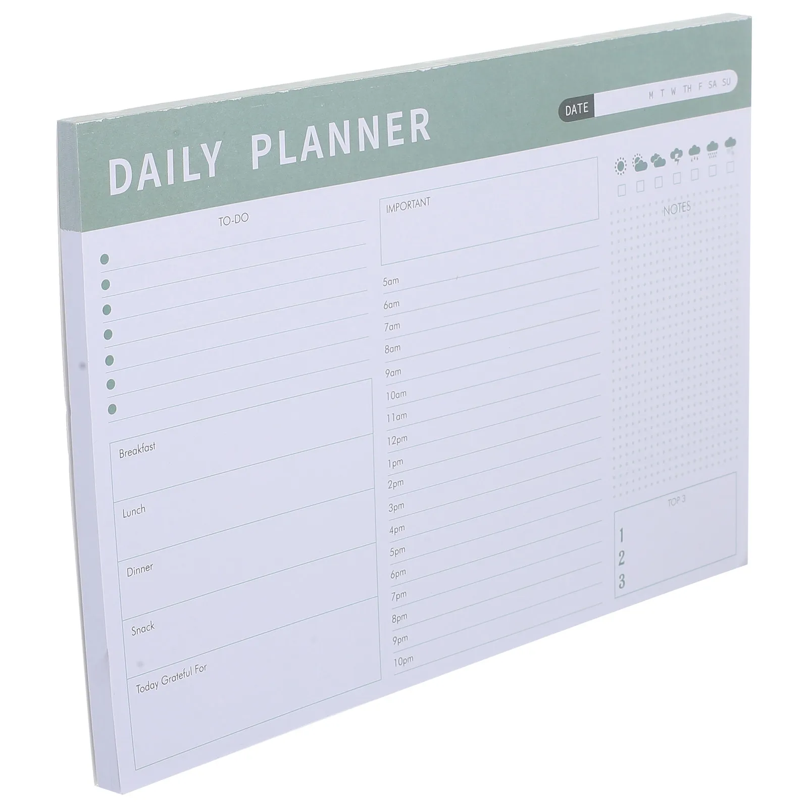 

Magnetic Schedule Notebook Tearable Notepad Household Planner Portable Daily Planner to Do List Memo Pads Office Planning