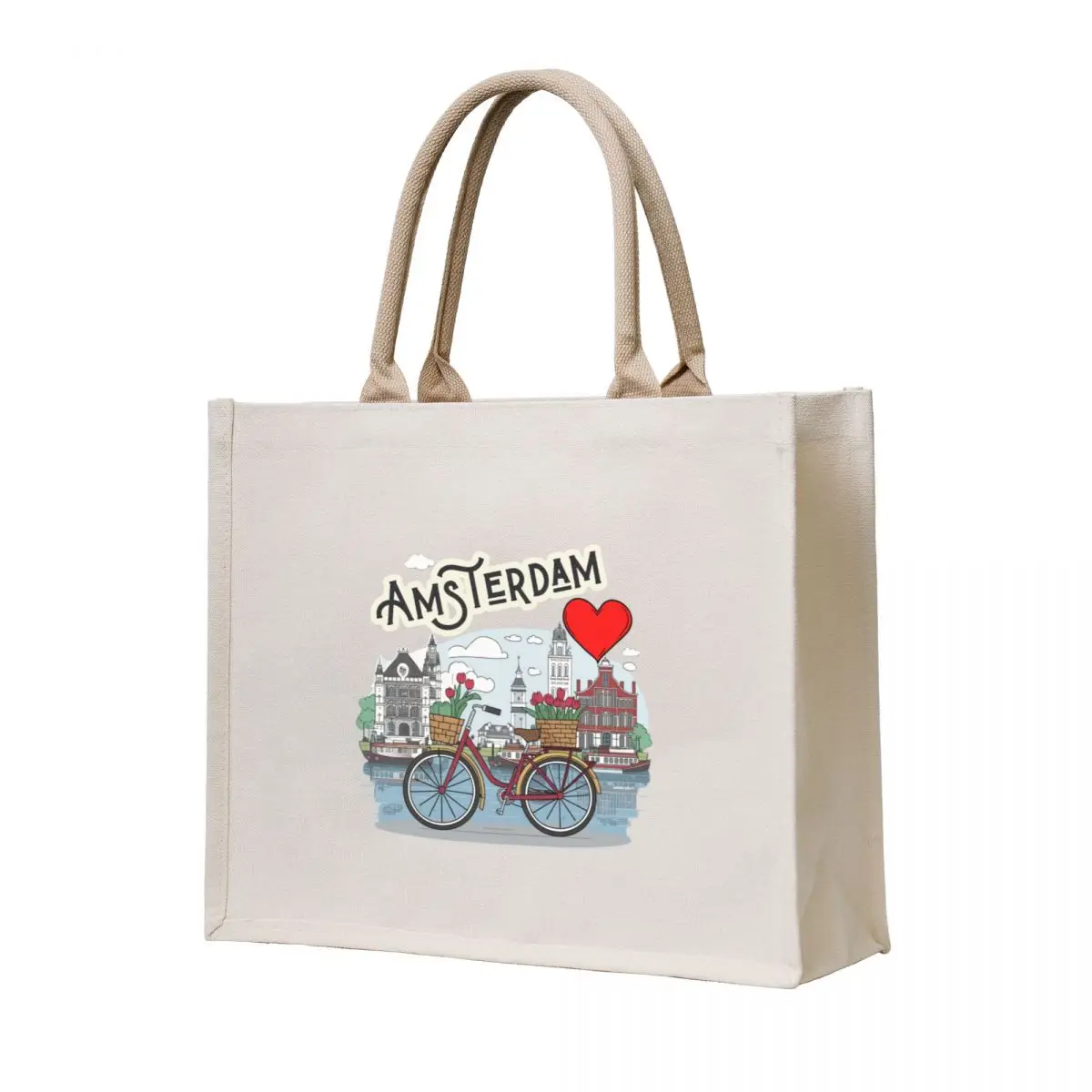 

Amsterdam Netherlands / Holland 2 Tote Bag Cloth bag Canvas stote bag Shopping bags