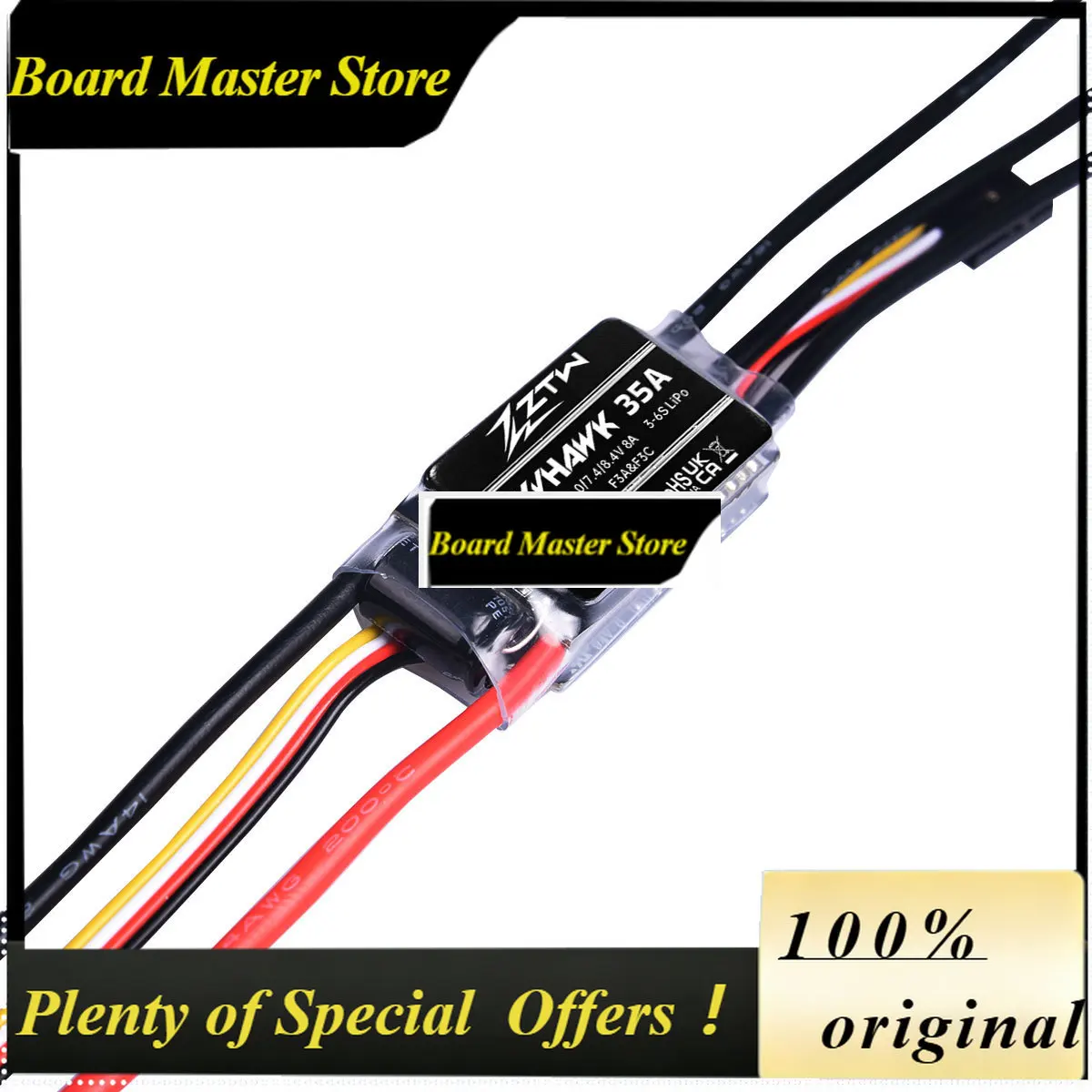 BoMaSZTW Skyhawk 35A ESC 3-6S 6V/7.4V/8.4V SBEC 8A Brushless Speed Controller For RC Airplane 250-300 Class Helicopter Fixed-win
