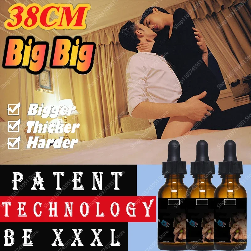 

Men's massage oil with pure natural and safe formula, efficient patented technology