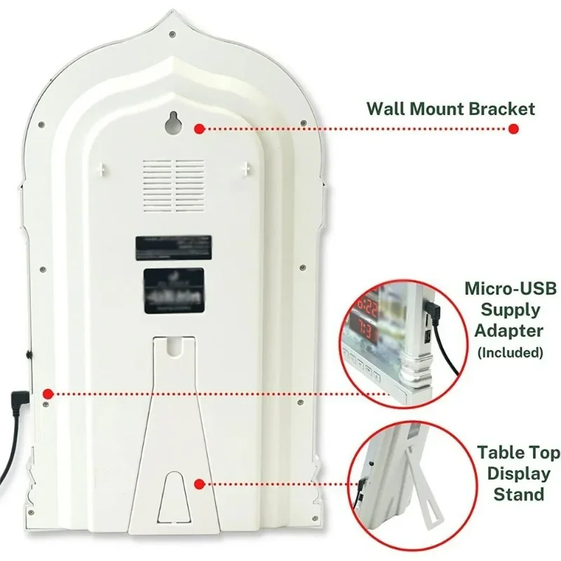 Smart Digital Alarm Clock with Perpetual Calendar & Bluetooth Speaker – Auto Date/Time, Large LED DisplayGoods in stock