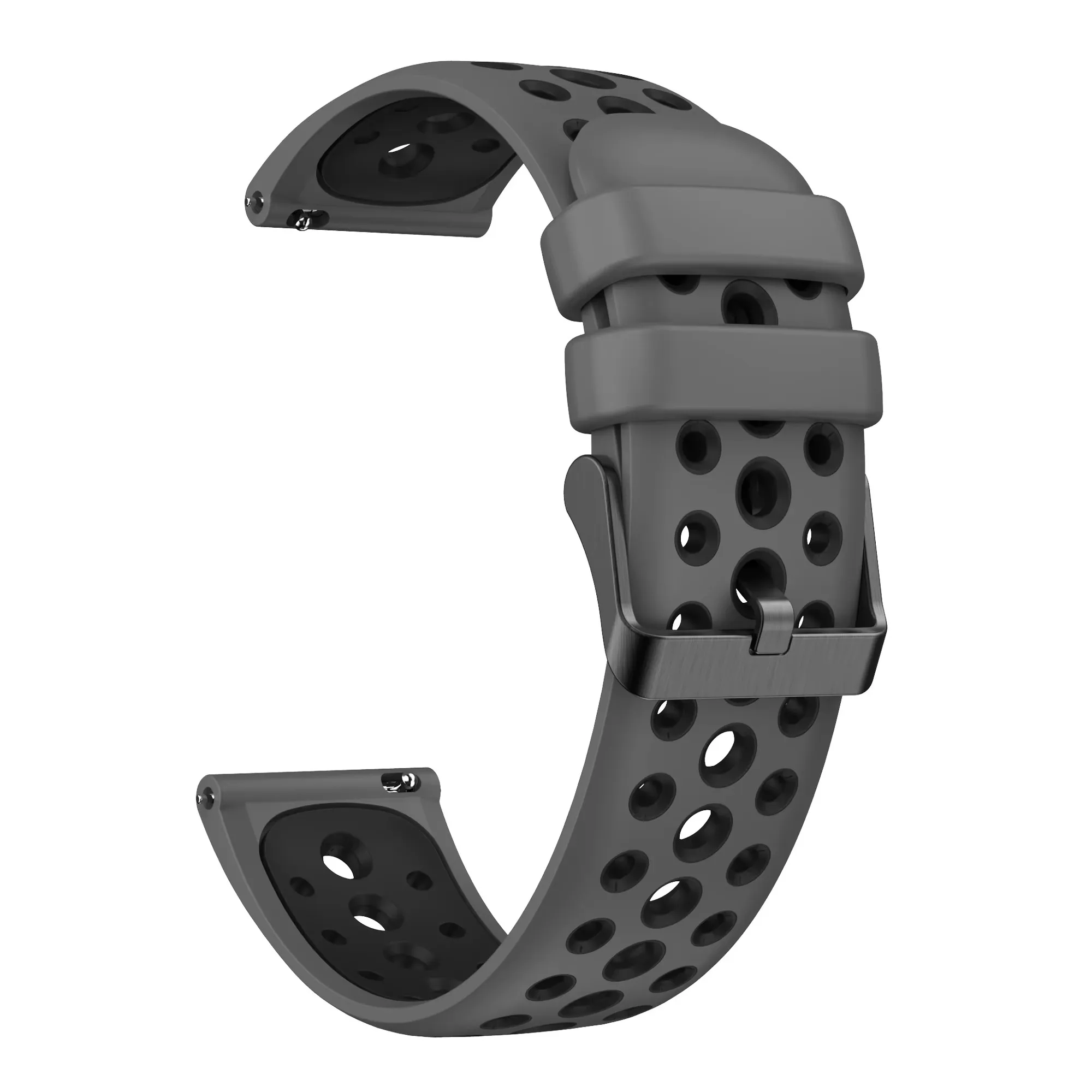 

For Garmin Vivoactive 6 5 4/Forerunner 265 255 165 245 Music/Venu 3 2 Plus 20mm 22mm Soft Two-Tone Silicone Sports watch strap