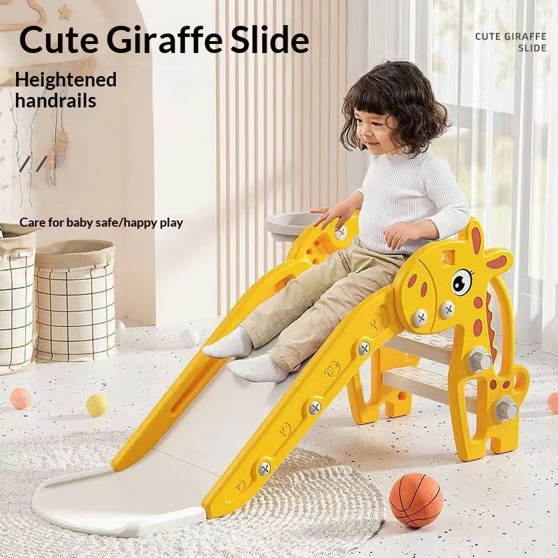 Non Slip Small Kids Playground Toy Plus Slides Slide Slides Foldable Indoor Baby Toddler Slide Compact Home Playset Safe