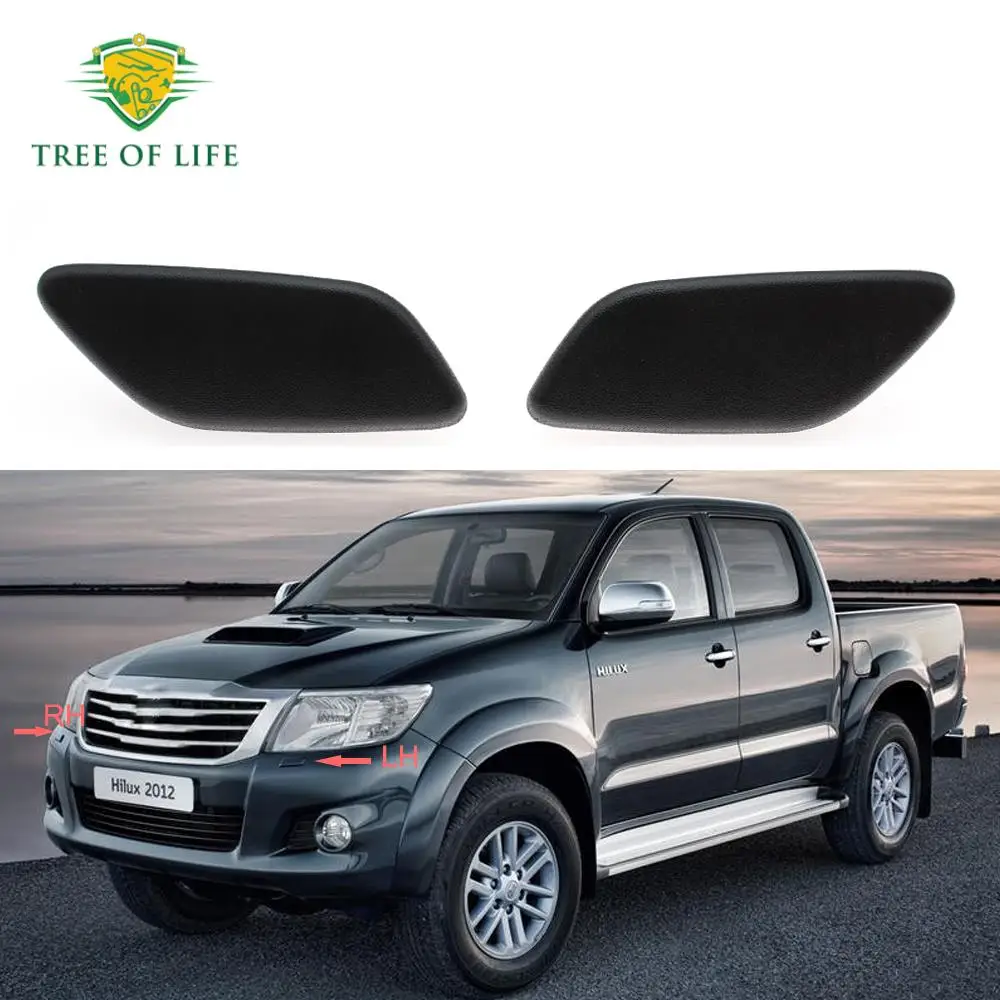 

85045-0K130 85044-0K130 Front Bumper Headlight Washer Spray Nozzle Jet Cover Cap For Toyota Hilux 2015- 850440K130 85045-0K120