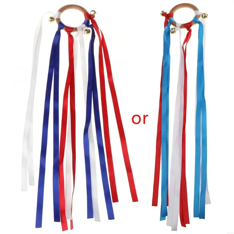 Bambino in legno per giocare sonaglio appeso giocattoli per dentizione del bambino per stimolazione sensoriale visiva