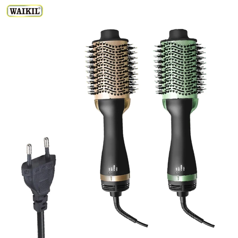 WAIKIL multi-functional hot air comb popular straight hair artifact hair dryer negative ion curler lazy hair care straight