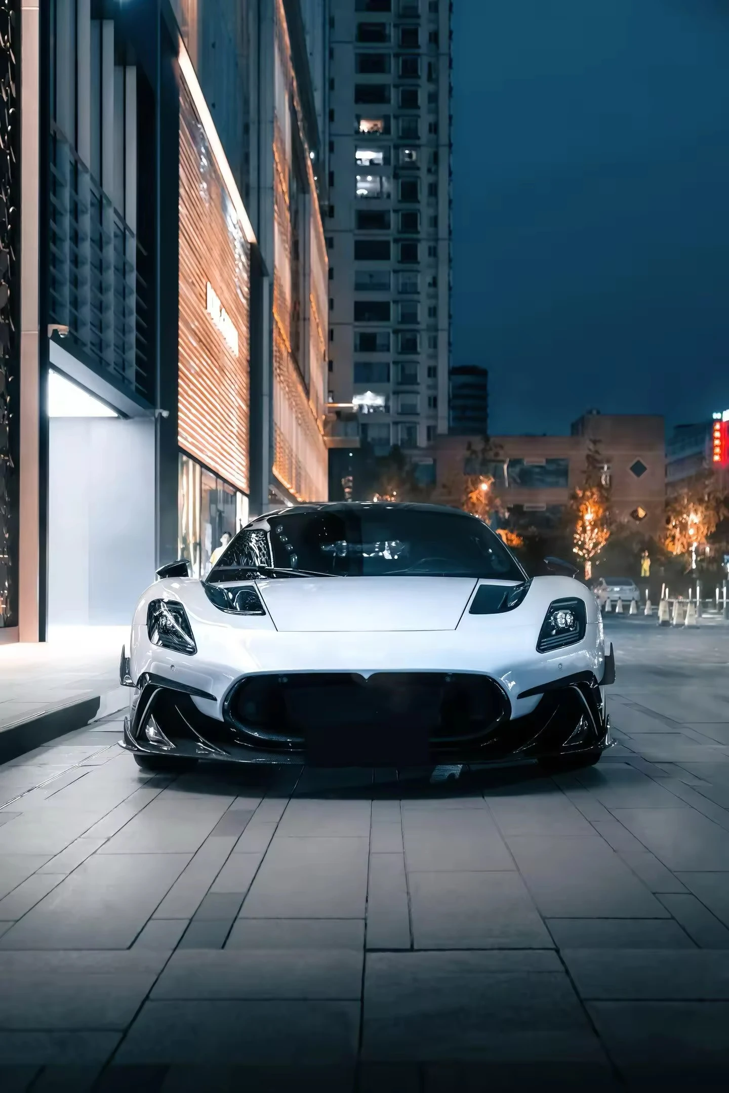 Classic Car Restomod Body KitsHigh Quality Msy Style Dry Carbon Fiber Bodykit For MC20 Front Lip Side Skirts Diffuser Spoiler B