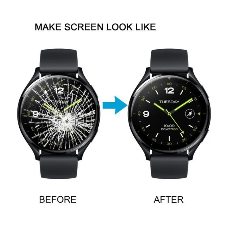 B86B-Touch Screen Assembly LCD With Frame Black Replacement For Watch 2 Smartwatch Repair Accessories