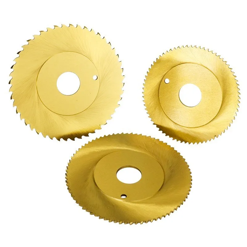 XCAN Circular Saw Blade 1pc 68/80x16mm Titanium Coated HSS Steel Orbital Saw Blade for Metal Pipe Cutting Slitting Saw Disc 