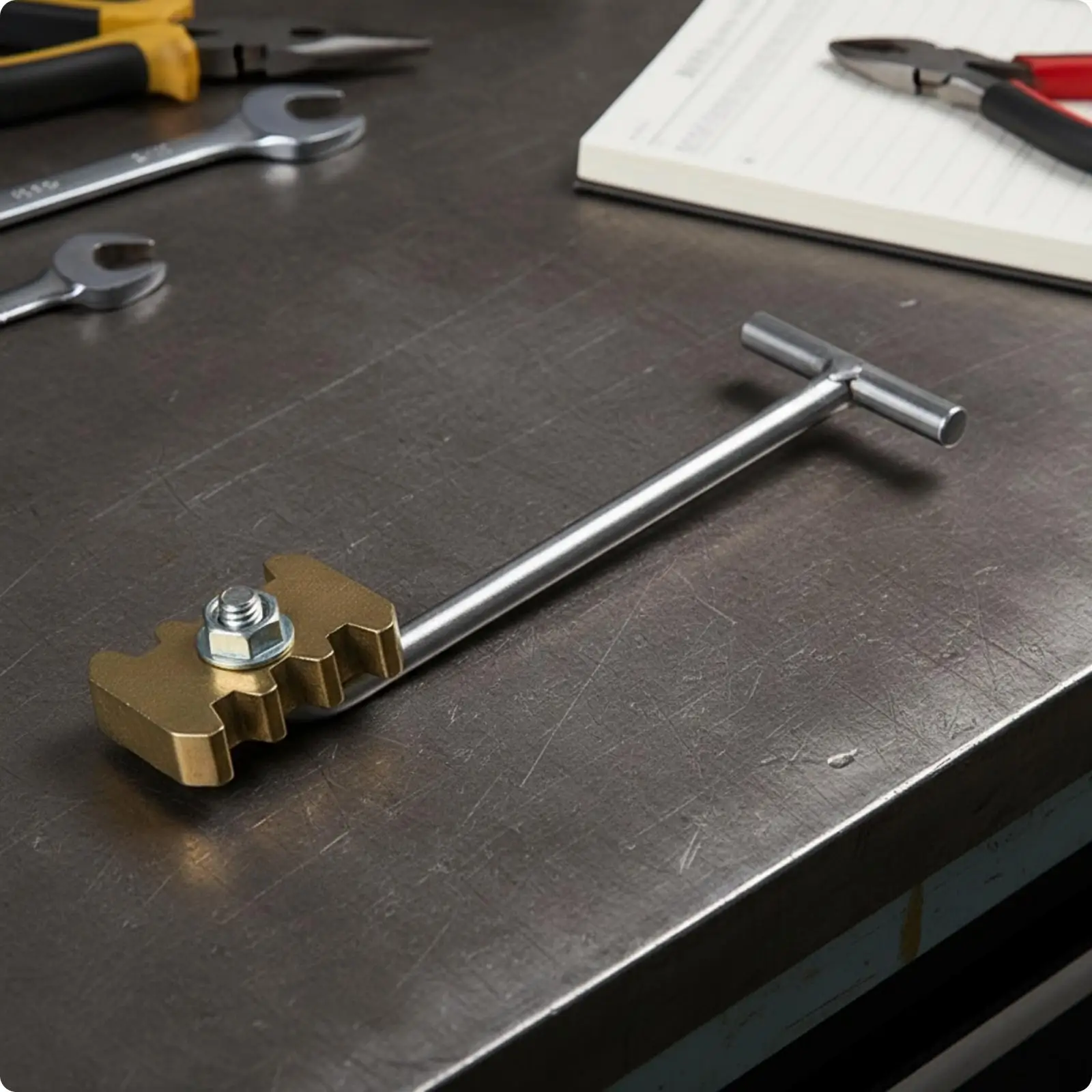 Engine Timing Lock Tool for Peugeot 1.2T Alloy Steel Cam Positioning Gauge Workshop Kit