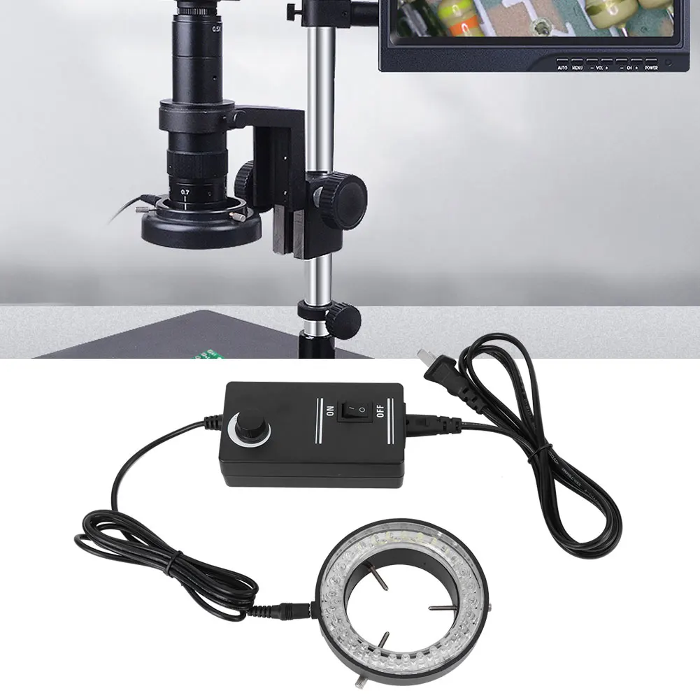 LED Light LED Ring Light LED Ring Light Round 56 Lamp Beads for Microscope Industrial Camera Microscope LED Light Round LED Lamp