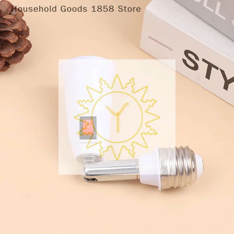 E27 To E27 LED Light Bulb Lamp Holder With Switch Flexible Extension Adapter Socket Extend Adapter Converter Wall Base Holder