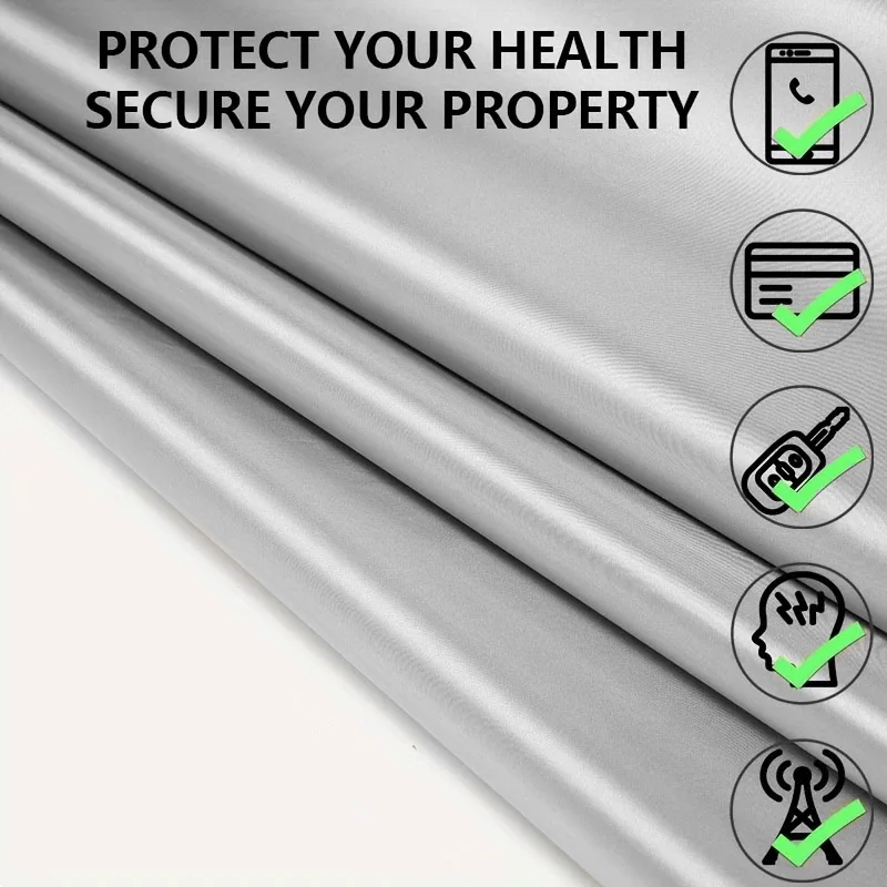 

EMF Protective Cloth Block Radiation RFID Signal Wifi EMI RF High Shielding Conductive Fabric Lining Anti Radiation Protection
