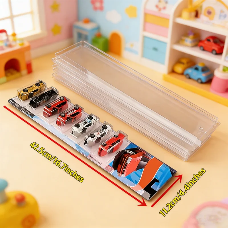 Wind Fire Wheel Toy Car PVC Blister Packaging Sliding Card Box With Insert Card Vacuum Molding Folding Plastic Packing Case