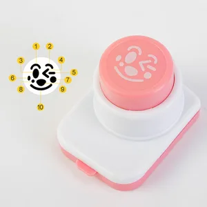 Algas Nori Punch Cutter, Sorriso Rosto Dos Desenhos Animados, Bola De Arroz, Molde De Onigiri, Kitchen Maker, Bento Sushi Decoração, Ferramenta DIY 6 principais vendas cortadores algas - №5