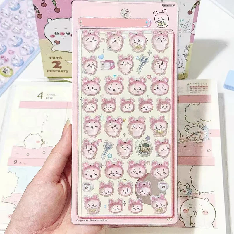

3D Crystal Sticker Chikawa Usagi Phone Case Decoration Nail DIY Decorative Stickers for Girl Notebook Laptop Toys Waterproof