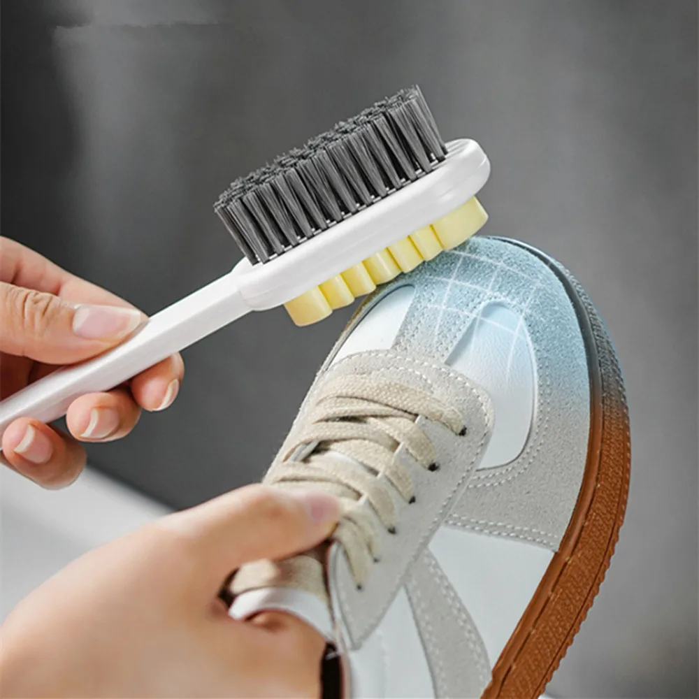 2 Sided Suede Cleaning Shoe Brush Boot Cleaner Rubber Eraser Set Shoes Stain Dust Shoes Brush Stain Removal Shoe Care Clean