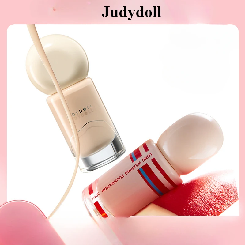 

Judydoll Liquid Silk Foundation Oil Control Longlasting Cream Duration Concealer Foundation Pattern Makeup