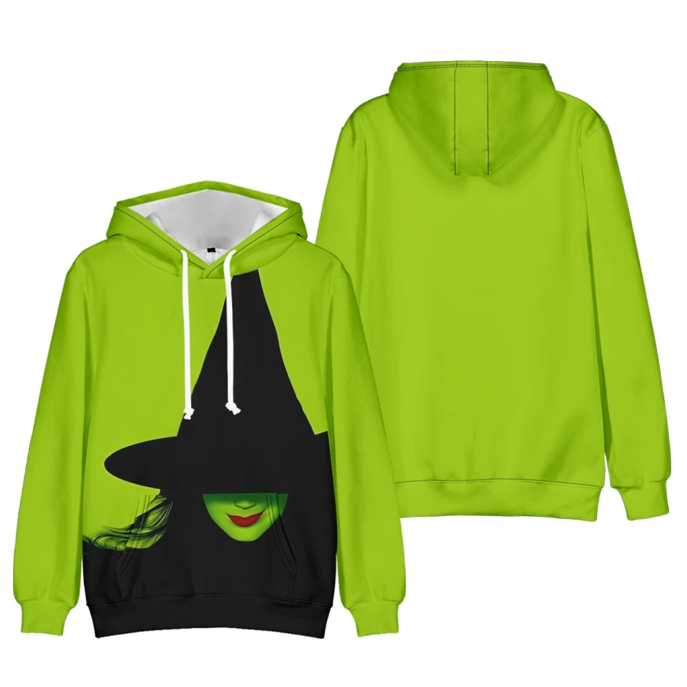 

WICKED The Musical Elphaba 3D Print Oversized Women/Men Hoodie Sweatshirt Streetwear Hip Hop Pullover Hooded Jacket Outerwear