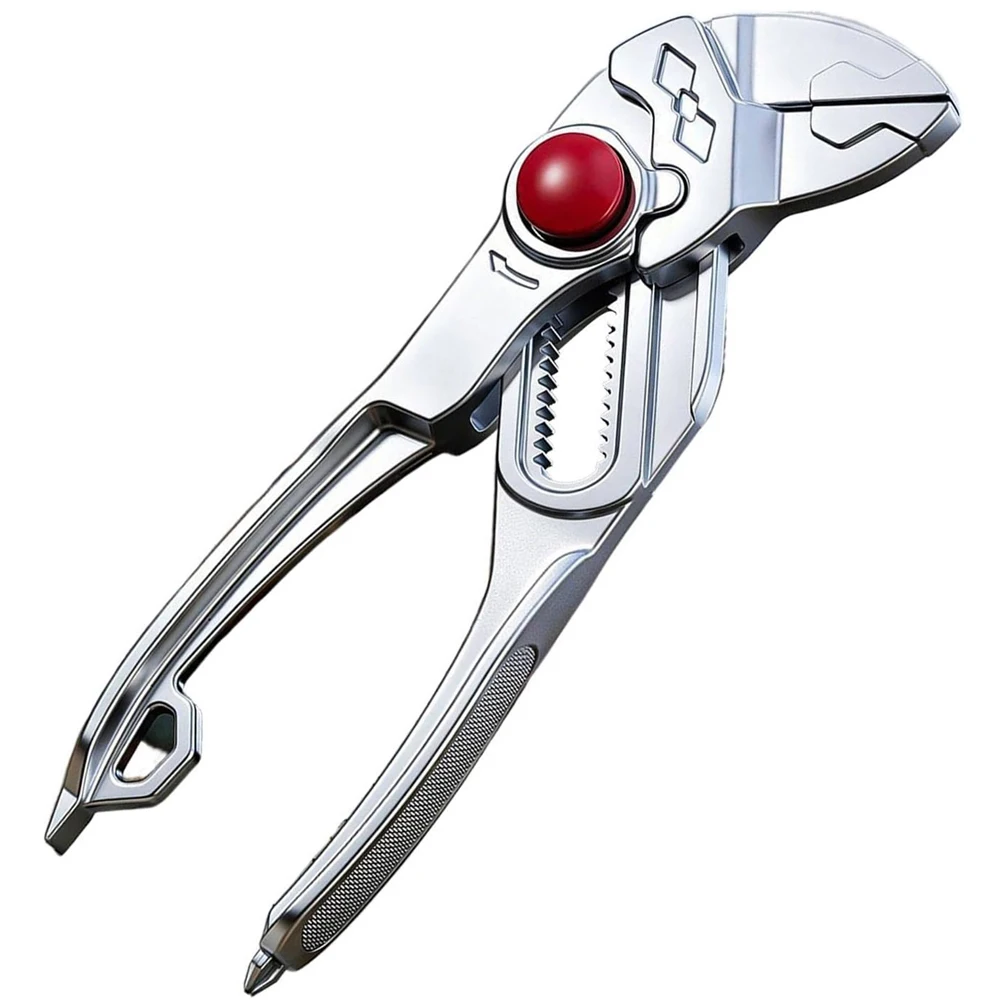 4 Inch Wrench Pliers Mini Pliers Wrench Smooth Parallel Jaws Multi Tool Plumbing Pliers Alloy Steel High Hardness Hand Tool