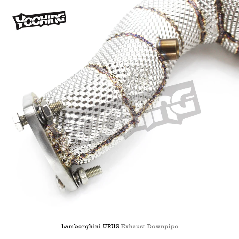 أنبوب Yooking النازل مع OPF GPF لـ Lamborghini URUS 4.0 (2018+) Racing SS304 أنبوب تدفق مجاني للضبط الرياضي