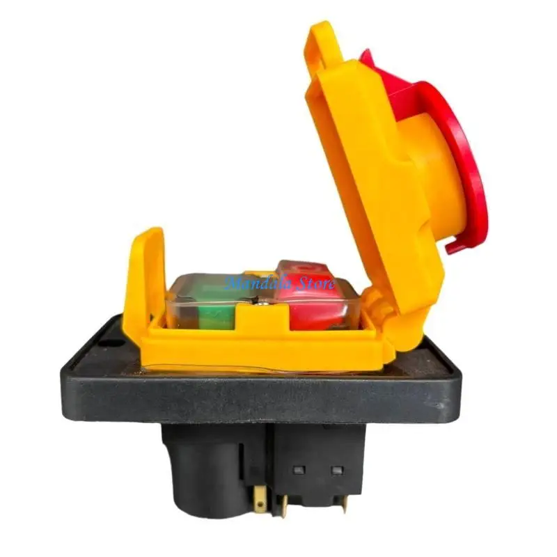 U2JC Urządzenia elektryczne Przełączniki zasilania KJD18 7-pinowy przycisk elektromagnetyczny Przełączniki przyciskowe PCV do