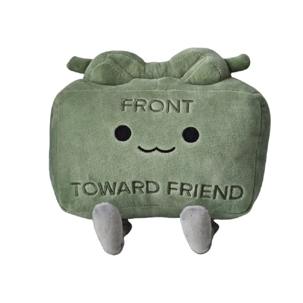 

HOT Clay the Claymore Plush Doll Kawaii Green Square Doll Pillow Accessories Gift Collection Model For Kid Birthday Gifts 20CM
