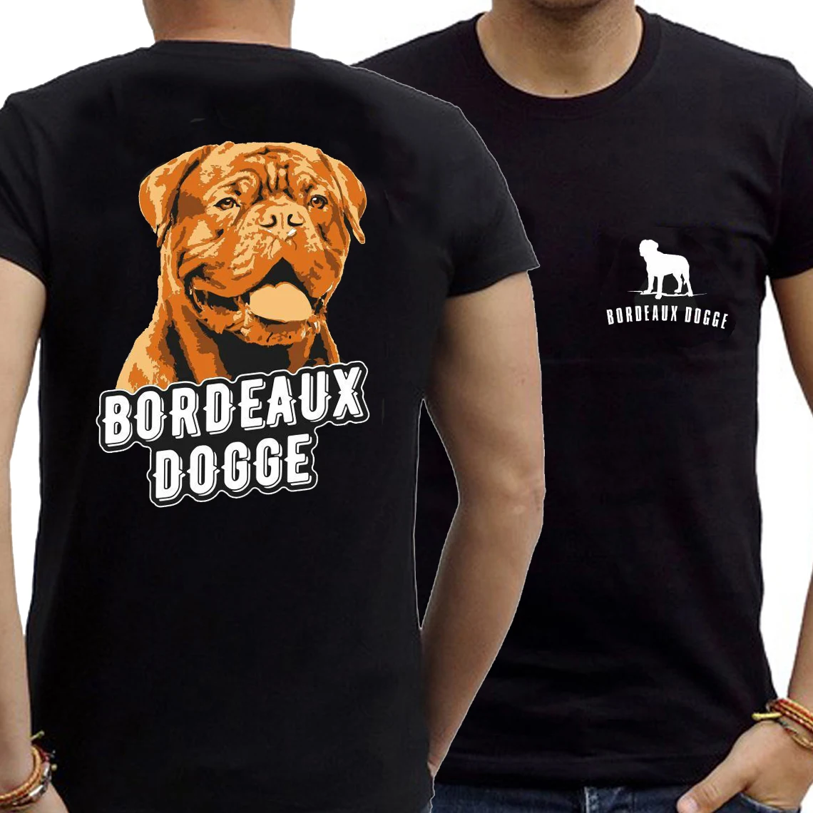 Fashion Bordeaux Bulldog Portrait Hot Sale Dog Lovers Gift T Shirt New 100% Cotton Short Sleeve O-Neck T-shirt Casual Mens Top