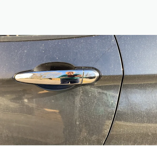 Chrome Door Handle Cover for 06-11 BMW E90 3-Series 4DR Sedan 323i/325i/328i/330i/M3*No Passenger Keyholes Premium Parts