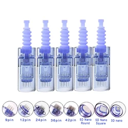 10/50/100Pcs Dr.Pen A6 A1 M5 M7 N2 E30 A10 Needle Cartridge Bayonet Derma Pen Microneedle 9 12 24 36 42 Pin Nano MTS Needles