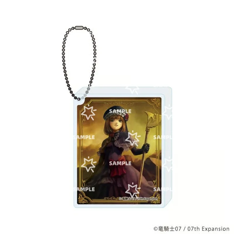 Anime Umineko When They Cry Surrounding Beatrice Ushiromiya Eva Acrylic Keychain HD Schoolbag Pendant Collecting Toy For Gift view 3