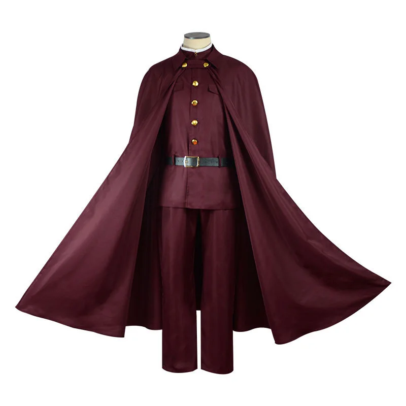 Bungo Stray Dogs Season 4 Hunting Dogs Team Tetchou Suehiro Teruko Oukura Cosplay Costume Red Uniform Nikolai Gogol Costume