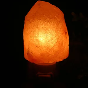 Natürliche Kristallhand geformtes Nachtlicht, Himalaya -LED -Lampe, Luftreinigung mit Stecker 12 Hauptverkäufe Luminaria Himalaya -Salz - №9