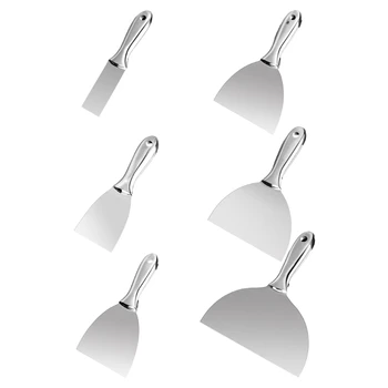 Couteau à Joint grattoir en acier inoxydable, couteau à écheveau pour finition des cloisons sèches, plâtre, raclage du à