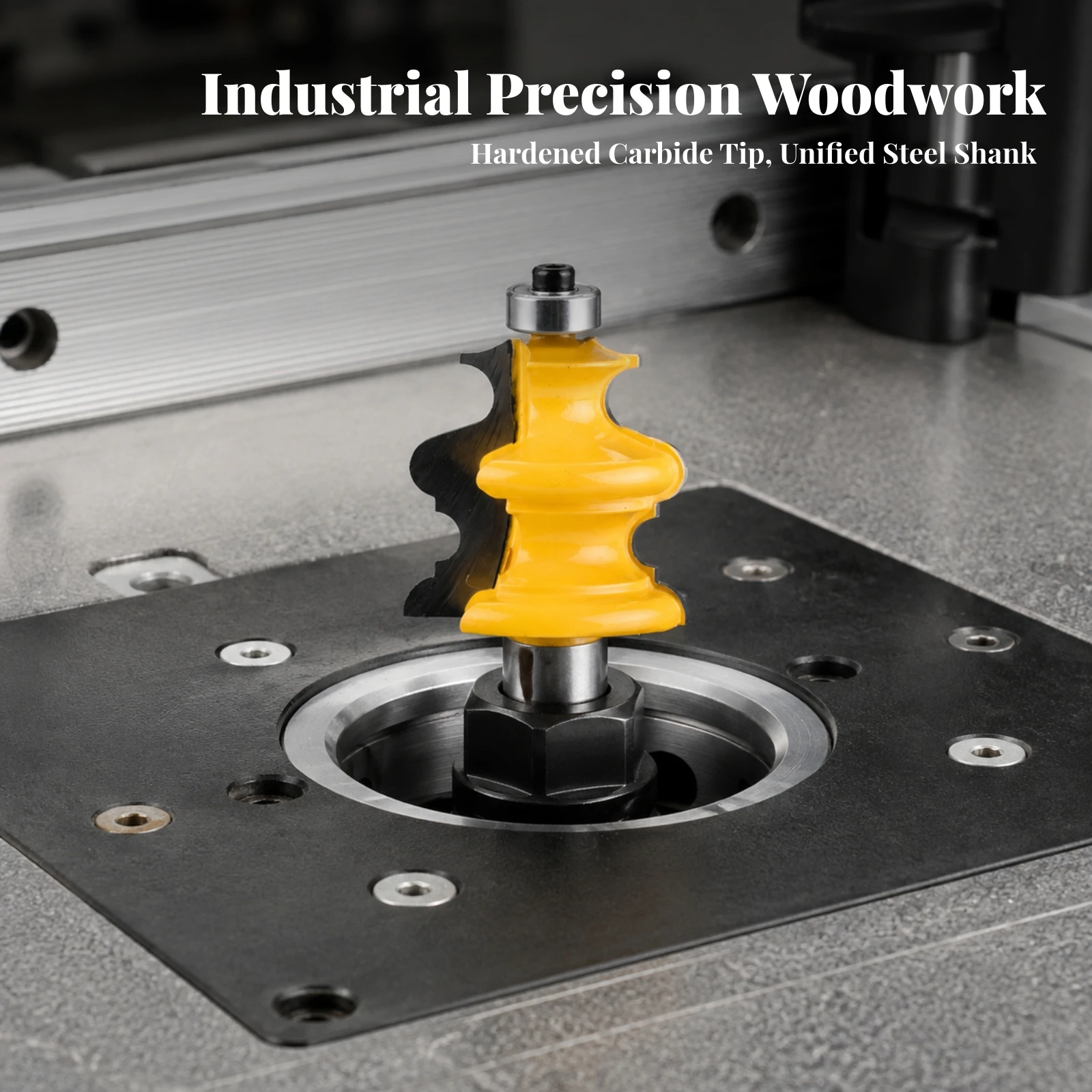 Decorative Profile Router Bit Precision 8 Mm Shank Router Bit Woodworking Cutter Versatile Cutting Tool High Hardness
