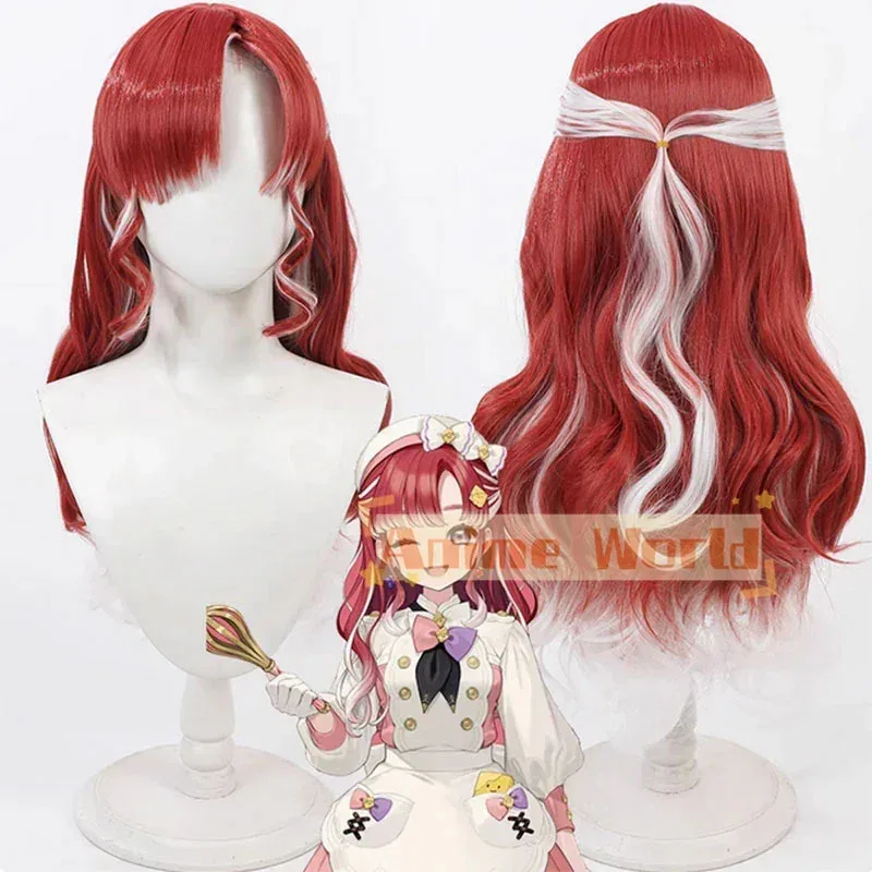 Virtueller YouTuber NIJISANJI Speciale Saotome Berry Cosplay Perücke Kunsthaar Halloween Kostüm Anime Party Perücken + Perückenkappe