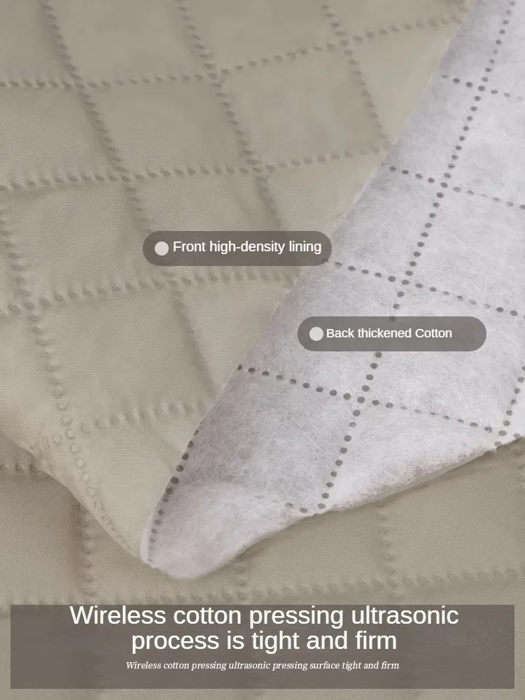 Compressed Cotton Lining Fabric Soft Plaid By The Meter for Pants Coat Jacket Liner DIY Sewing Thickend Cloth Winter White Black