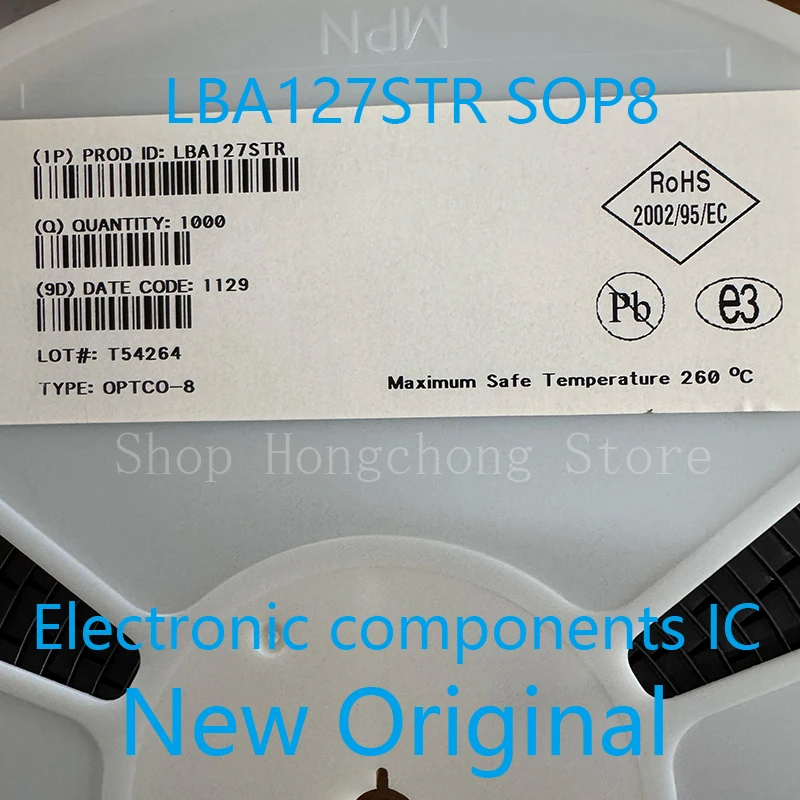 New Original LBA127S LBA127STR LBA127 Solid State Relays - PCB Mount Dual Single-Pole Combination 1A/1B 5PCS