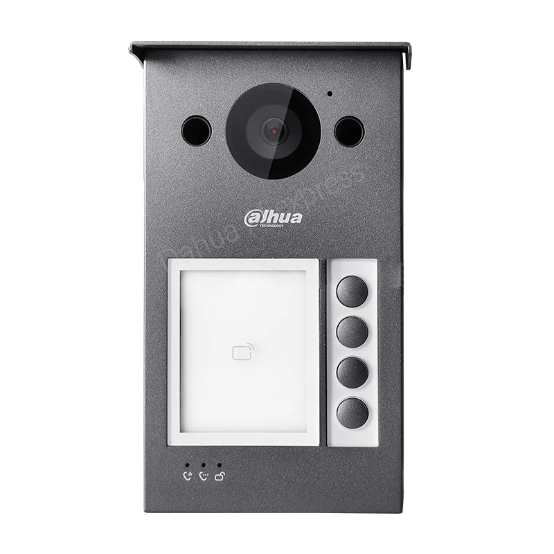 Dahua Original 2MP IP & WiFi Station de porte de Villa entièrement en métal 4 boutons interphone vid