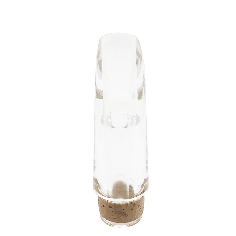 Transparent Crystal Glass Mouthpiece Bb Tune Black Tube Clarinet Mouthpiece