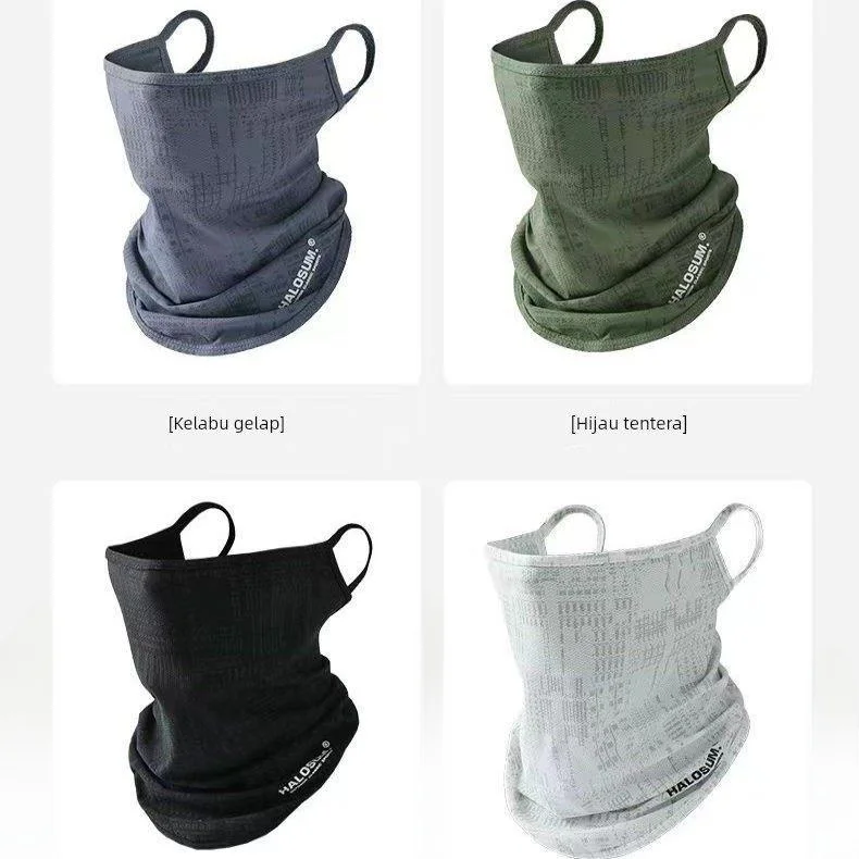  Welding Face Towel Ice Silk Mask Dustproof Neck Protector for Welders Face Protection Construction Site Essential