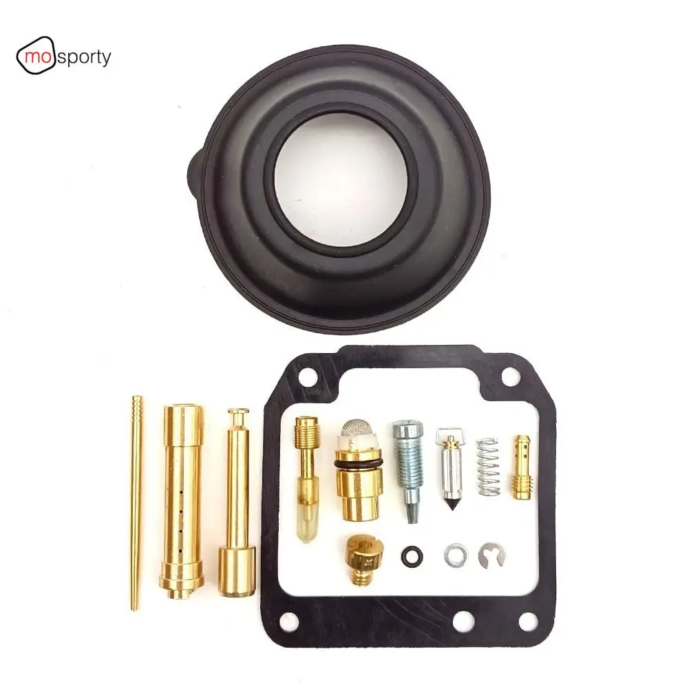 Motorcycle Carburetor Repair Kit with Plunger Vacuum Diaphragm Rubber Carb Rebuild Part Accessories for Yamaha XJR400 XJR 400