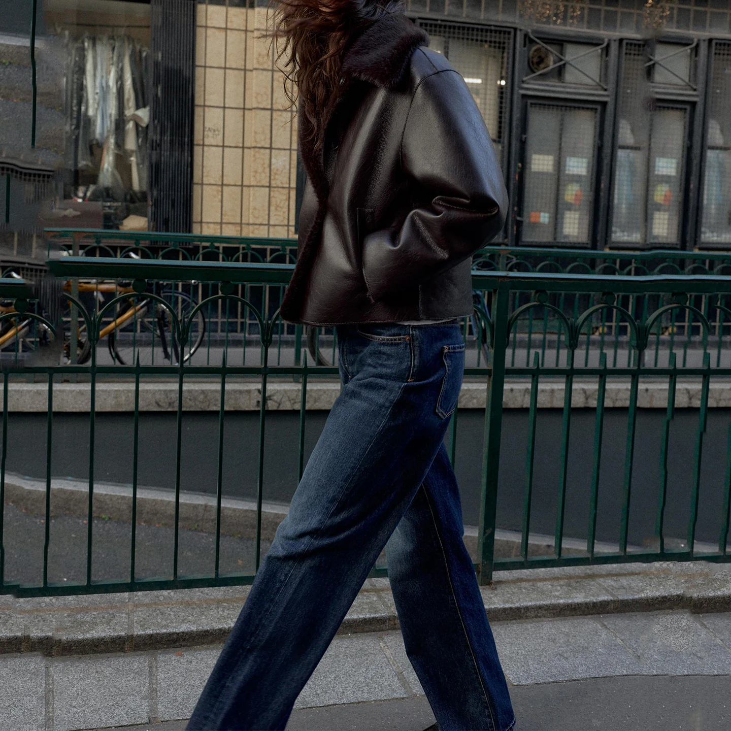 Jaet de cuero Faion de doble cara para mujer Sle 2025, otoño, recién llegado, abrigo largo cálido con cierre de botón Sve