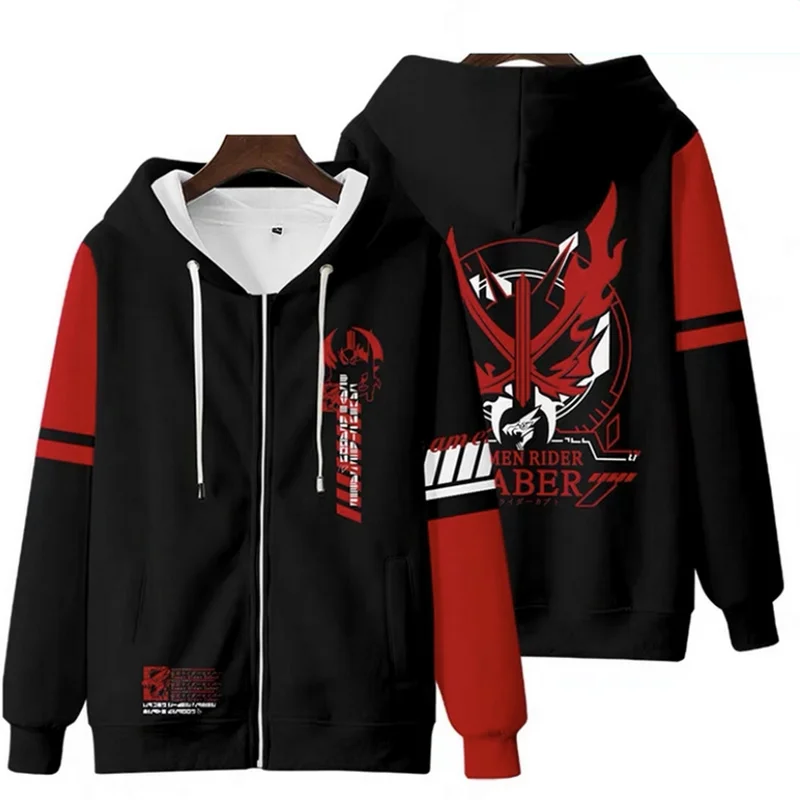 Kamen Rider REVICE-3D impressão japonês anime hoodies para homens e mulheres, camisola de mangas compridas, casaco, moda outono