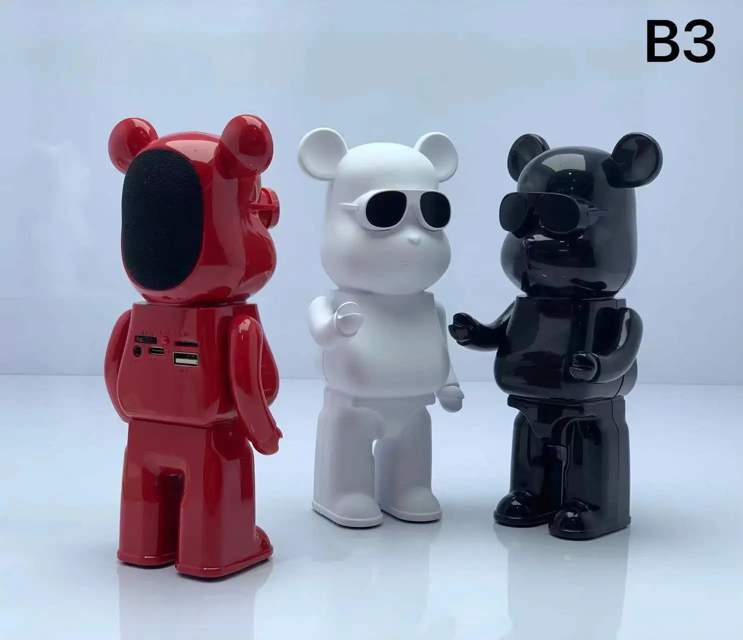 مكبر صوت بلوتوث عنيف الدب ، TWS ، لاسلكي ، محمول ، عمود ، طاقة عالية ، مضخم صوت ، كمبيوتر ، كمبيوتر ، B3 ، B2