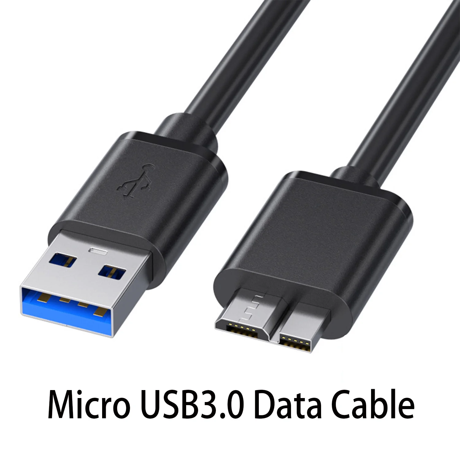 Micro USB3.0 External Hard Drive Data Cable High Speed up to 5Gbps USB A/C to Micro USB3.0 Sync Cord Wire for Hard Drive