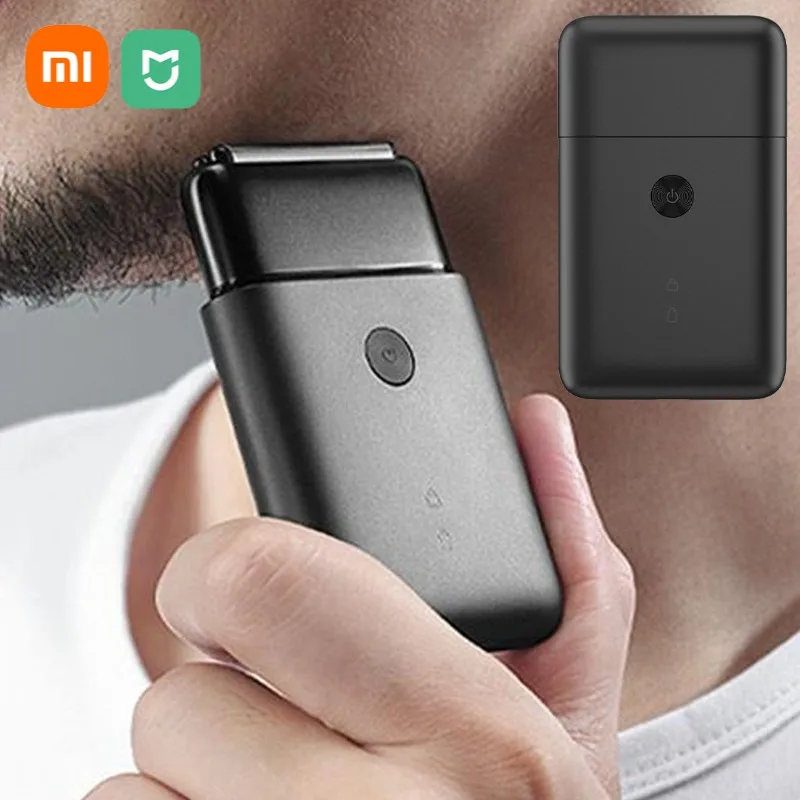 Xiaomi Mijia Electric Shaver Reciprocating Dual Cutter Blade Waterproof Mini Portable Rechargeable Magnetic Knife Holder Razor